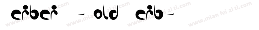 WeibeiSC-Bold Weib字体转换